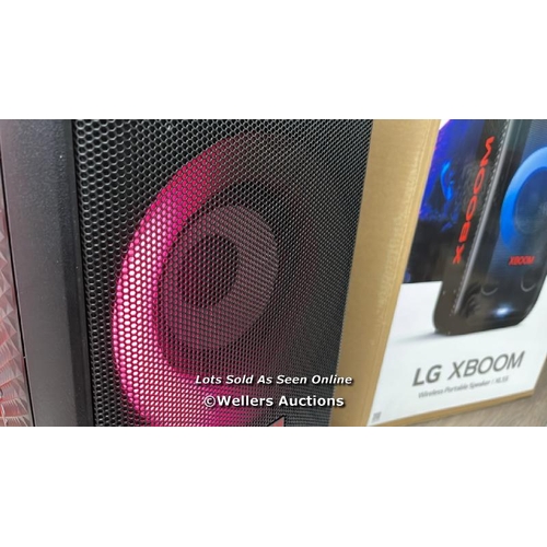 8154 - LG XL5S  XBOOM WIRELESS SPEAKER / APPEARS NEW, OPEN BOX / POWERS UP & PLAYS MUSIC / P8