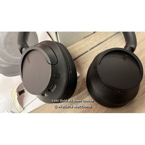 8155 - SONY WHCH720NB NOISE CANCELLING OVEREAR HEADPHONES / MINIMAL SIGNS OF USE / POWERS UP, CONNECTS AND ... 