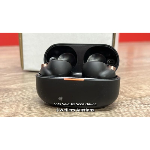 8159 - SONY WF-1000XM4 NOISE CANCELLING TRUE WIRELESS BLUETOOTH SWEAT & WEATHER-RESISTANT HEADPHONES / POWE... 