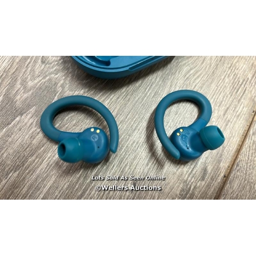 8169 - JLAB AUDIO GO AIR SPORT TRUE WIRELESS BLUETOOTH IN-EAR HEADPHONES WITH MIC/REMOTE / APPEARS TO NEED ... 