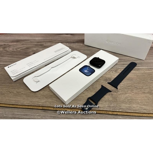 8206 - APPLE WATCH SERIES 9 / 45MM / MIDNIGHT / M-L / A2980 / SERIAL NO. GC2VWCD7RK / CUSTOMER CHANGE OF MI... 