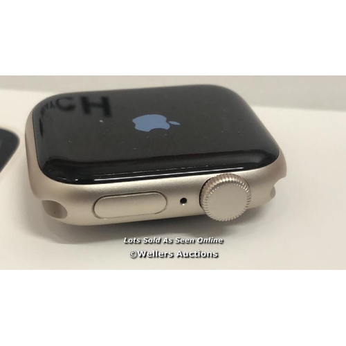 8207 - APPLE WATCH SE (2ND GEN) / 40MM / STARLIGHT / S-M / A2722 / MR9U3QA/A / SERIAL NO. GYHNY0H2JM / CUST... 