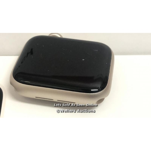 8207 - APPLE WATCH SE (2ND GEN) / 40MM / STARLIGHT / S-M / A2722 / MR9U3QA/A / SERIAL NO. GYHNY0H2JM / CUST... 