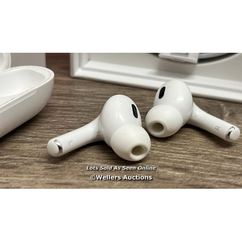 8211 - APPLE AIRPODS PRO (2ND GEN) / MTJV3ZM/A / SERIAL NO. FD27NHCW6W / POWERS UP, CONNECTS  & PLAYS MUSIC... 