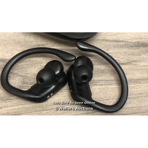 8232 - POWERBEATS PRO /TOTALLY WIRELESS EARPHONES / BLACK / MY582ZM/A / POWERS UP & CONNECTS TO BLUETOOTH W... 