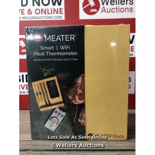 8263 - MEATER BLOCK 4 PROBE WIRELESS MEAT THERMOMETER / NEW & SEALED  / A28