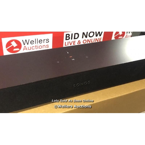 8272 - SONOS BEAM SOUNDBAR / POWERS UP & APPEARS FUNCTIONAL, MINIMAL SIGNS OF USE  / A23