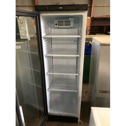 42 - INTERLEVIN SC381B L/H COMMERCIAL UPRIGHT FRIDGE, WITH 4X INTERNAL SHELVES AND KEY, 240V, 184CM (H) X... 