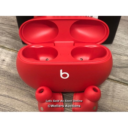 8020 - BEATS STUDIO BUDS & BEATS FIT PRO EARBUDS, BOTH SHOW MINIMAL SIGNS OF USE, UNTESTED  / T52