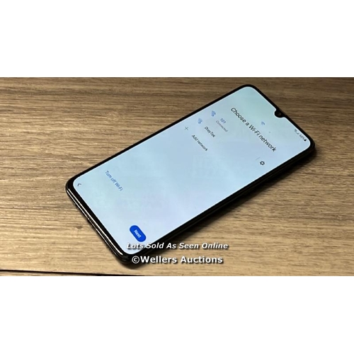 8207 - SAMSUNG GALAXY A70 / SM-A705FN/DS / IMEI: 355081102333920 / POWERS UP / SIGNS SIGNS OF USE / CONNECT... 