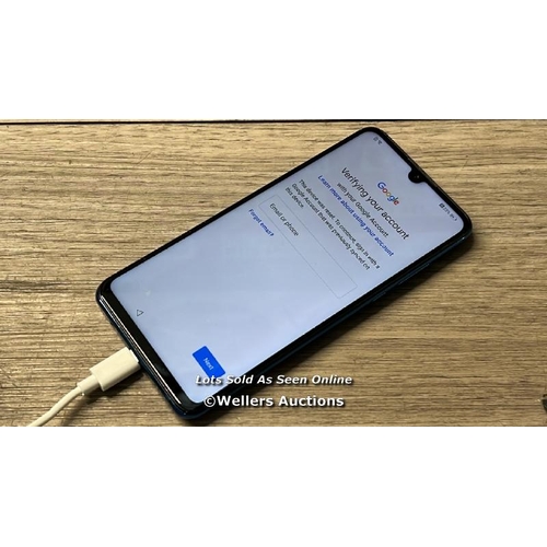 8216 - HUAWEI P30 LITE MAR-LX1A / IMEI: 864056042948932 / POWERS UP / SEE IMAGESS FOR CONDITION / CONNECTED... 