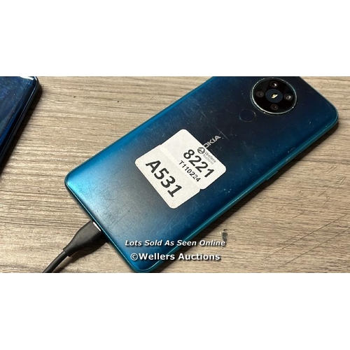 8221 - NOKIA TA-1234 / 5.3 / IMEI: 355792108085880 / POWERS UP / SEE IMAGESS FOR CONDITION / CONNECTED TO W... 