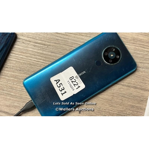 8221 - NOKIA TA-1234 / 5.3 / IMEI: 355792108085880 / POWERS UP / SEE IMAGESS FOR CONDITION / CONNECTED TO W... 