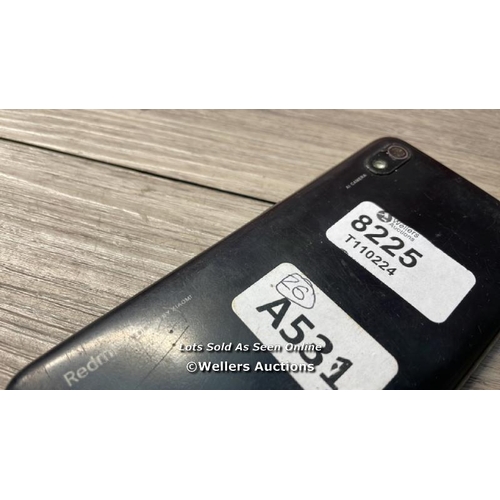 8225 - XIAOMI REDMI / MODEL NUMBER UNREADABLE / UNKNOWN GB / IMEI: UNKNOW / POWERS UP / SEE IMAGESS FOR CON... 