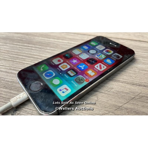 8234 - APPLE IPHONE 5S / A1533 / 16 GB / IMEI: 357988052734055 / POWERS UP / SEE IMAGESS FOR CONDITION / CO... 