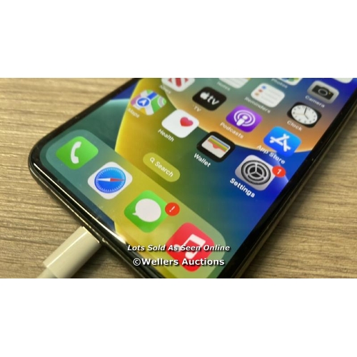 8244 - APPLE IPHONE X / A1901 / 256 GB / IMEI: 353047095591032 / POWERS UP / SEE IMAGESS FOR CONDITION / CO... 