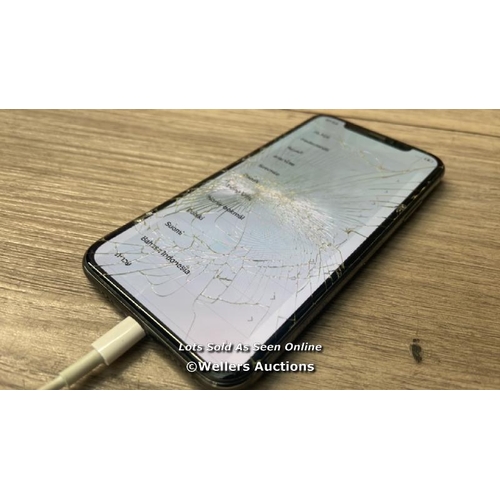 8245 - APPLE IPHONE X / A1865 / 64 GB / IMEI: 354858091941362 / POWERS UP / SEE IMAGESS FOR CONDITION - CRA... 