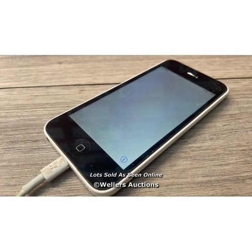 8261 - APPLE IPHONE 5C / A1507 / IMEI: 358832050155898 / POWERS UP / SEE IMAGES FOR CONDITION / I-CLOUD ACT... 