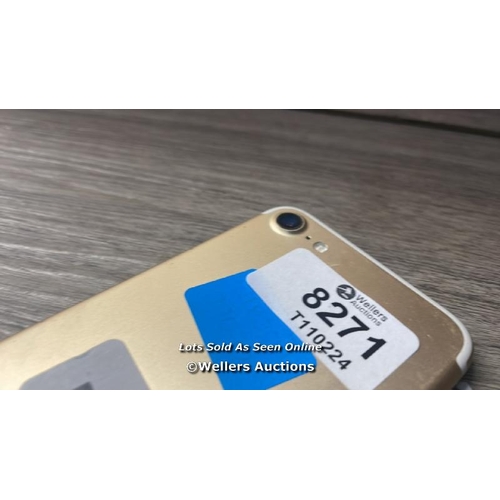 8271 - APPLE IPHONE 7 / A1778 / IMEI: 352986097069227 / POWERS UP / SEE IMAGES FOR CONDITION / I-CLOUD ACTI... 