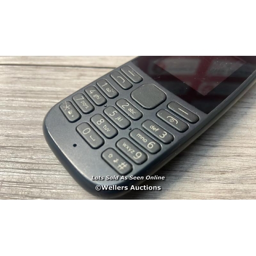 8272 - NOKIA 105 / TA-1203 / IMEI: 357732103123466 / WITH BATTERY / UNTESTED (NO CHARGER SUITABLE) / SEE IM... 