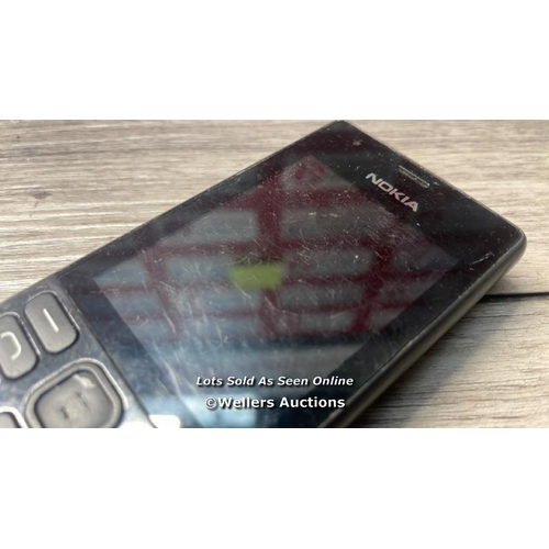 8273 - NOKIA 216 / RM-1188 / IMEI: 354885084438973 / WITH BATTERY / UNTESTED (NO CHARGER SUITABLE) / SEE IM... 