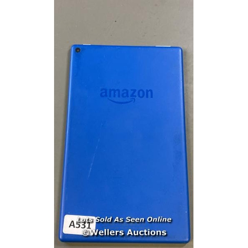 9620 - AMAZON FIRE HD 10 - 7TH GENERATION (2017), MODEL SL056ZE - FACTORY SETTINGS RESTORED