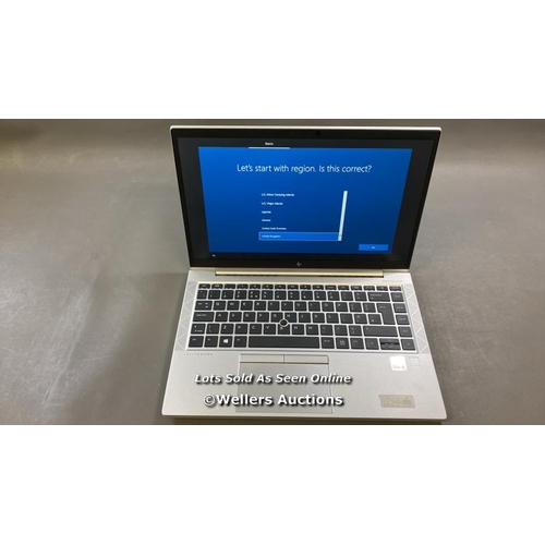 9632 - HP ELITEBOOK 840 G7, 16GB RAM, 250GB HD, I5-1210U @ 1.60GHZ, SN: 5CG1291CL5 - PROFESSIONALLY WIPED A... 