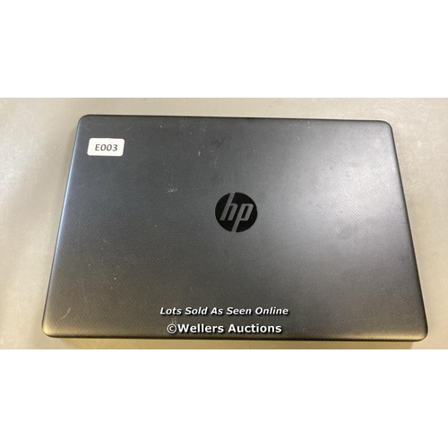 9641 - HP LAPTOP MODEL 15A-EQ1521SA, 4GB RAM, 128GB HD, AMD 3020E @ 1.20GHZ, SN: 5CD043VS77 - PROFESSIONALL... 