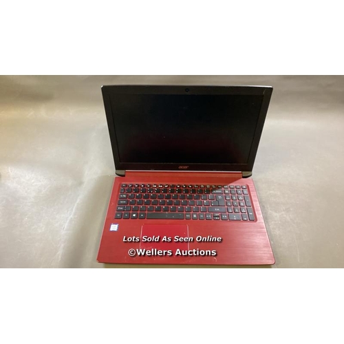 9642 - ACER ASPIRE 3, 4GB RAM, 1TB HD, I3-7020U @ 2.30GHZ, SN: NXH40EK00590504AE23400 - PROFESSIONALLY WIPE... 