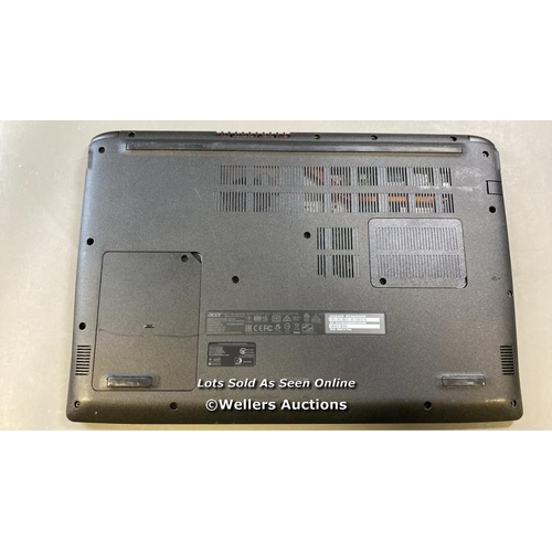 9642 - ACER ASPIRE 3, 4GB RAM, 1TB HD, I3-7020U @ 2.30GHZ, SN: NXH40EK00590504AE23400 - PROFESSIONALLY WIPE... 