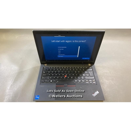 9656 - LENOVO THINKPAD T14 GEN 2, 8GB RAM, 250GB HD, I5-1135G7 @ 2.40GHZ - PROFESSIONALLY WIPED AND RELOADE... 