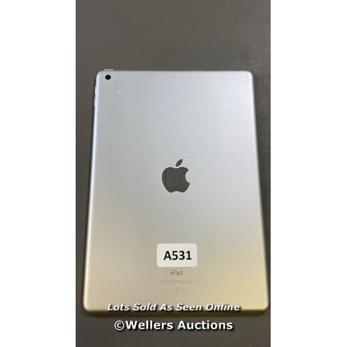 9666 - APPLE IPAD 10.2'' 9TH GENERATION (2021), MODEL A2602, 64GB, SERIAL: W56T7GGJ6X - ICLOUD UNLOCKED AND... 