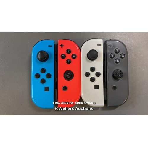 9683 - X2 PAIR OF NINTENDO SWITCH JOYCONS -  JOYCON JOYSTICK DAMAGED