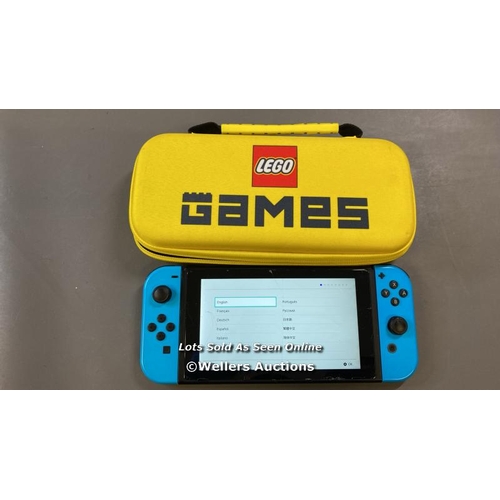 9690 - NINTENDO SWITCH, MODEL HAC-001, SN: XAJ4008273307 - FACTORY SETTINGS RESTORED - SCREEN DAMAGE