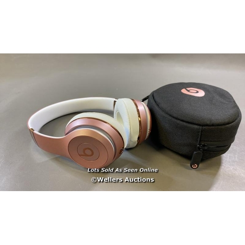 9720 - APPLE BEATS SOLO3 WIRELESS ON-EAR HEADPHONES MODEL A1796