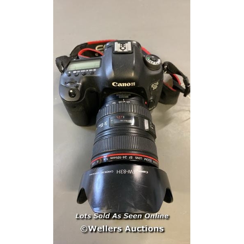 9730 - CANON EOS 5D CAMERA MODEL DS126321 WITH CANON ULTRASONIC 24-105MM LENS