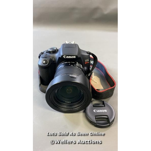 9731 - CANON EOS REBEL T6 CAMERA MODEL DS126621, SN: 092071126122 WITH EFS 18-55MM CANON LENS