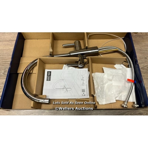 2011 - GROHE AMBI DUAL LEVER KITCHEN MIXER TAP / APPEARS NEW OPEN BOX / E82