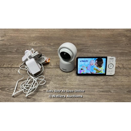 2061 - VTECH RM5754HD 5INCH SMART WI-FI 1080P VIDEO BABY MONITOR / POWERS UP / SIGNS OF USE / E70