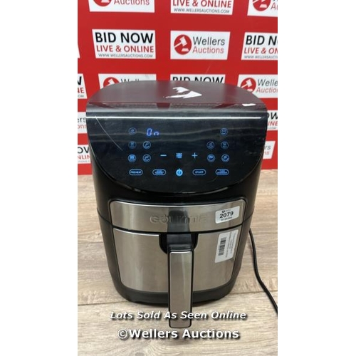 2079 - GOURMIA 6.7L DIGITIAL AIR FRYER / POWERS UP / SIGNS OF USE / E66