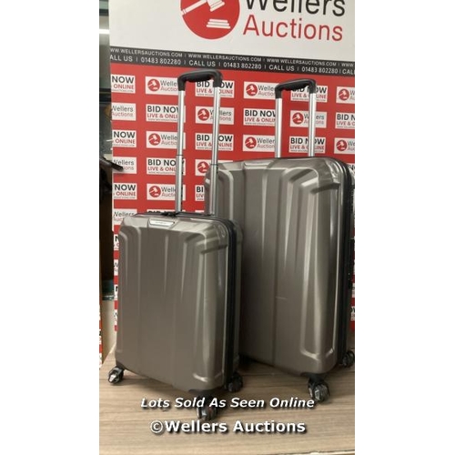 2092 - SAMSONITE ENDURE 2PC. HARDSIDE LUGGAGE SET / SIGNS OF USE / DAMAGED HANDLE / OTHERWISE OK / COMBINAT... 