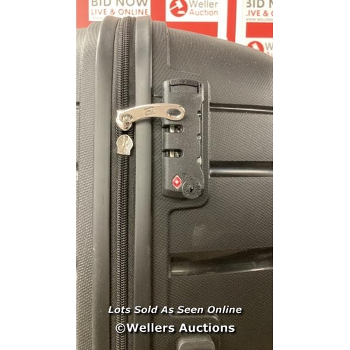 2093 - AMERICAN TOURISTER JETDRIVER LARGE 4 WHEEL SPINNER CASE / SIGNS OF USE / DAMAGED HANDLE / OTHERWISE ... 