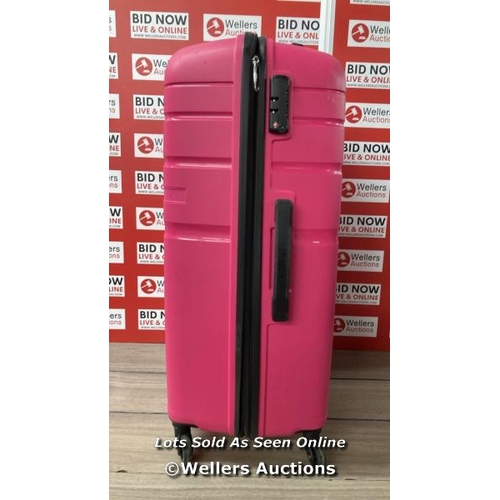 2093 - AMERICAN TOURISTER JETDRIVER LARGE 4 WHEEL SPINNER CASE / SIGNS OF USE / DAMAGED HANDLE / OTHERWISE ... 