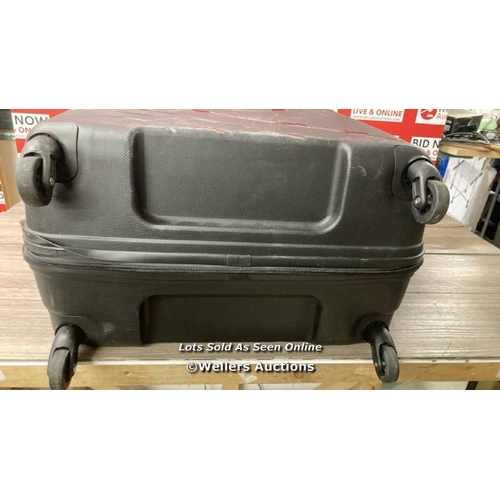 2094 - AMERICAN TOURISTER JETDRIVER LARGE 4 WHEEL SPINNER CASE / SIGNS OF USE / WHEELS, ZIPS AND HANDLES AP... 