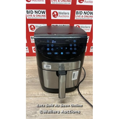 2097 - GOURMIA 6.7L DIGITIAL AIR FRYER / POWERS UP / SIGNS OF USE / E59