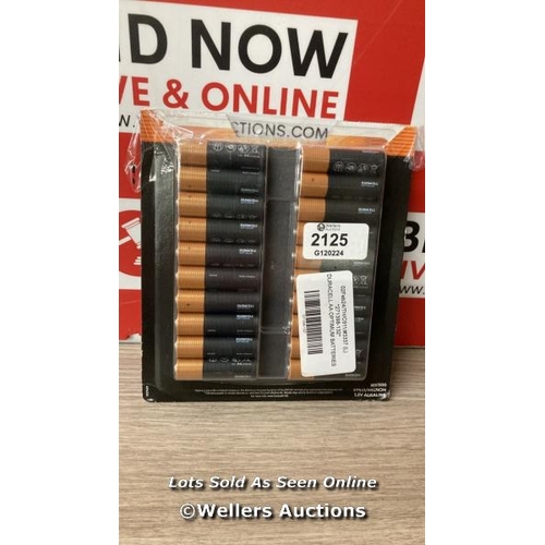 2125 - DURACELL AA OPTIMUM BATTERIES / SEE IMAGES / E62