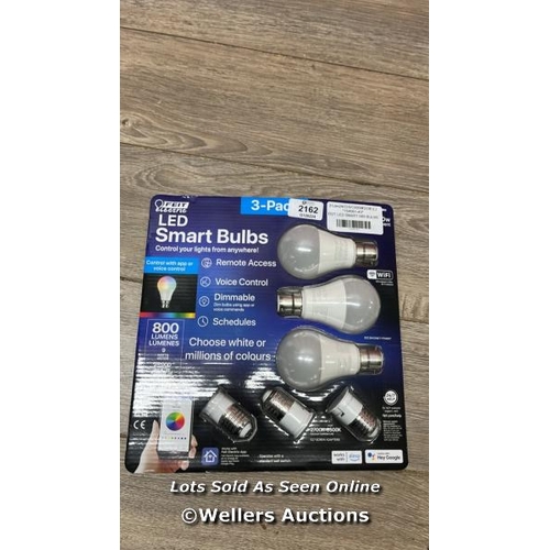 2162 - FEIT LED SMART A60 BULBS / APPEARS NEW / E18