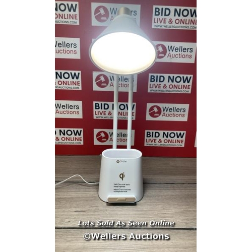 2196 - OTTLITE LED ORGANISER DESK LAMP / POWERS UP / APPEARS NEW OPEN BOX / E13