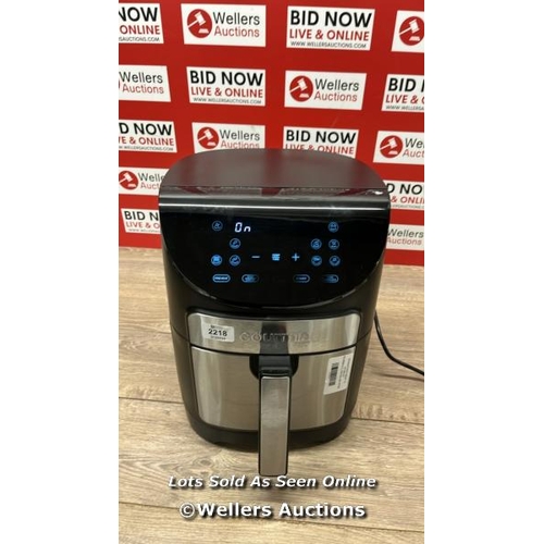 2218 - GOURMIA 6.7L DIGITIAL AIR FRYER / POWERS UP / SIGNS OF USE / D4