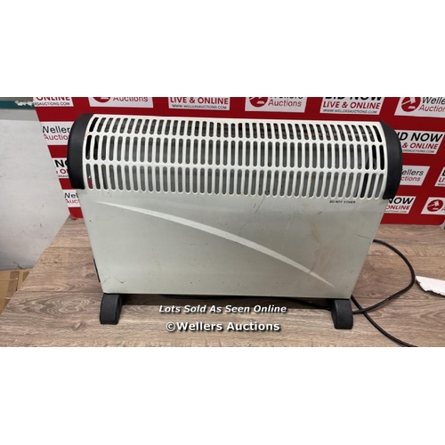 3064 - HOMEBASE ELECTRIC HEATER / POWERS UP / SIGNS OF USE / C43